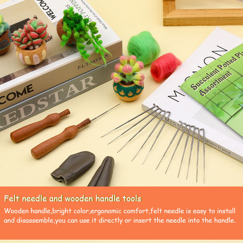 Needle Felting Kit - Starter Craft Kit with 13 Cute Animals