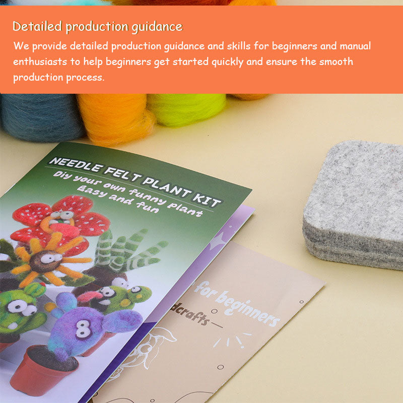 Needle Felting Kit - Starter Craft Kit with 13 Cute Animals