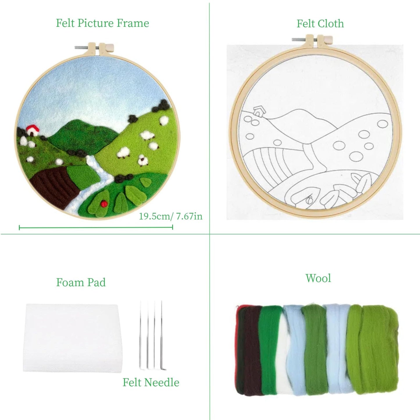 DIY Wool Needle Felt Starter Kit