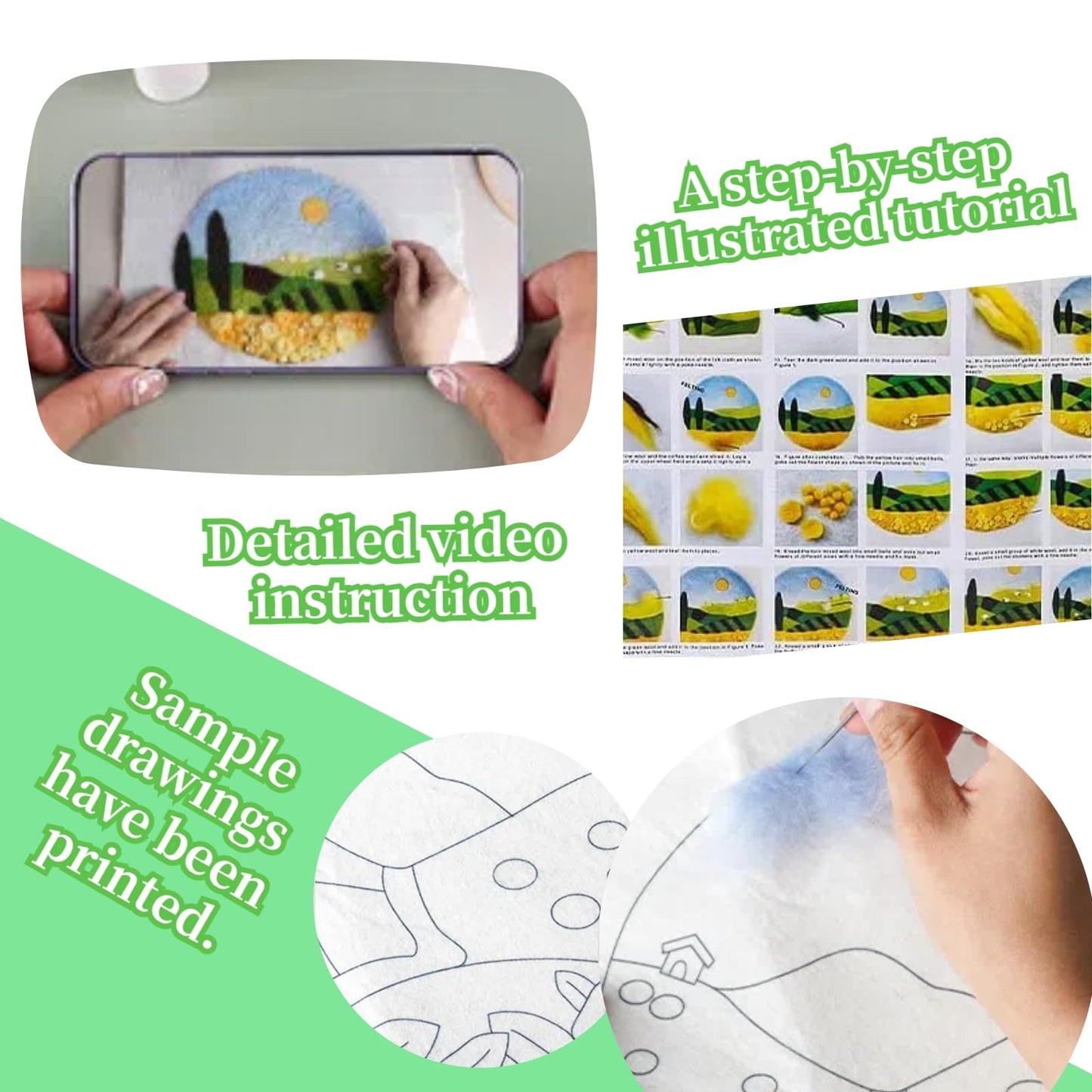 DIY Wool Needle Felt Starter Kit